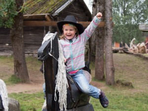 Hennie reitet